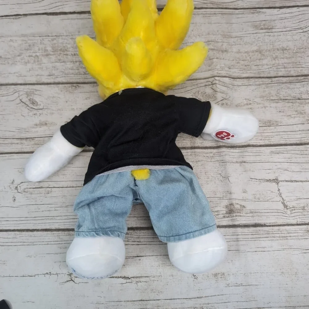 Build A Bear Super Sonic Plush With Outfit